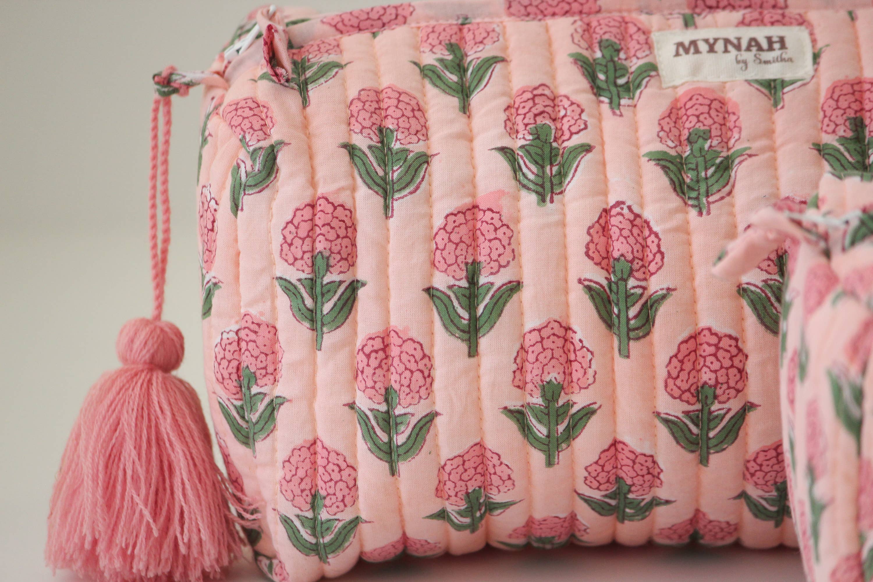 Blush marigold print travel/makeup/organizer/bag-Set of 3