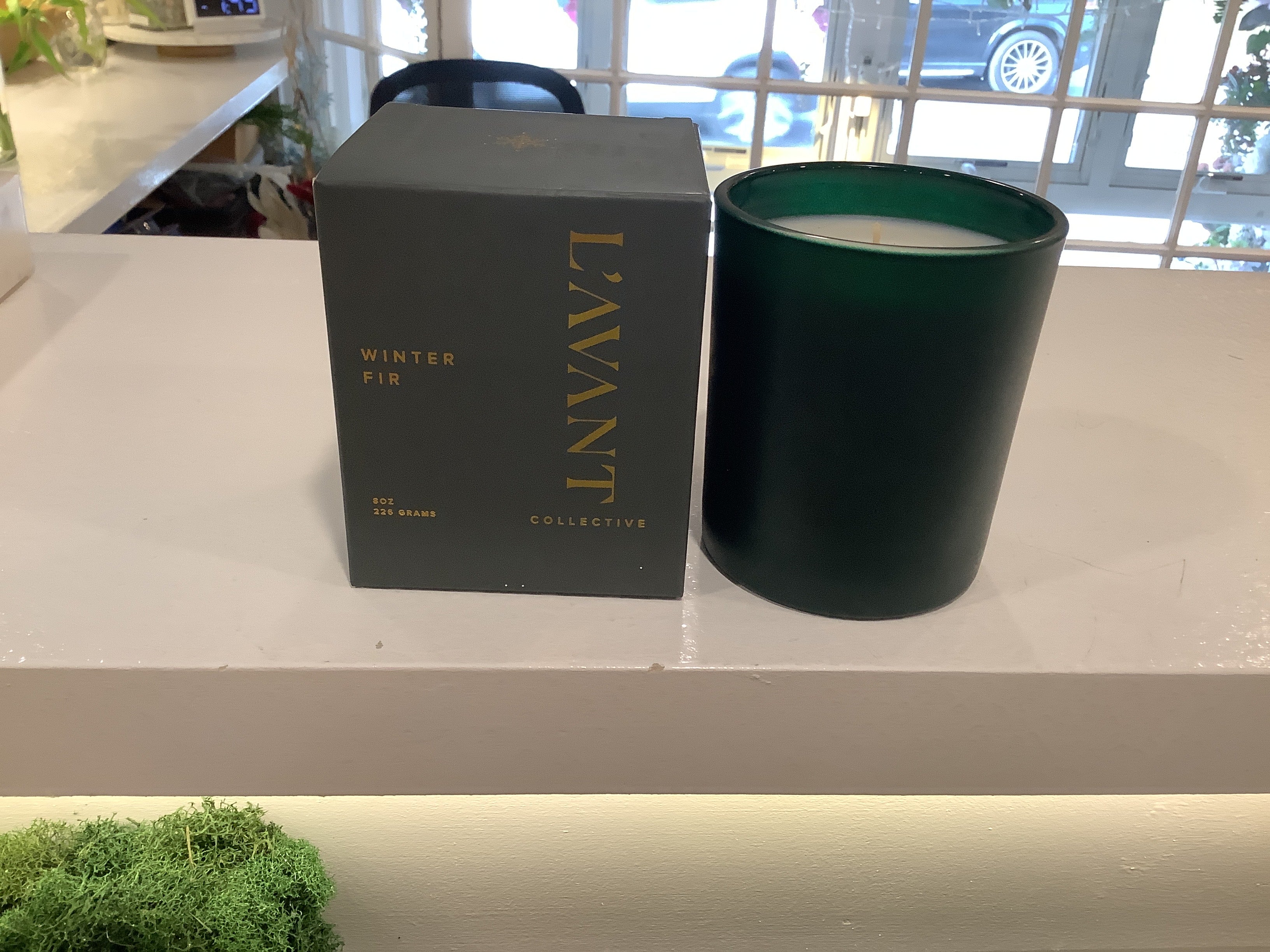 L’avant-winter fir candle