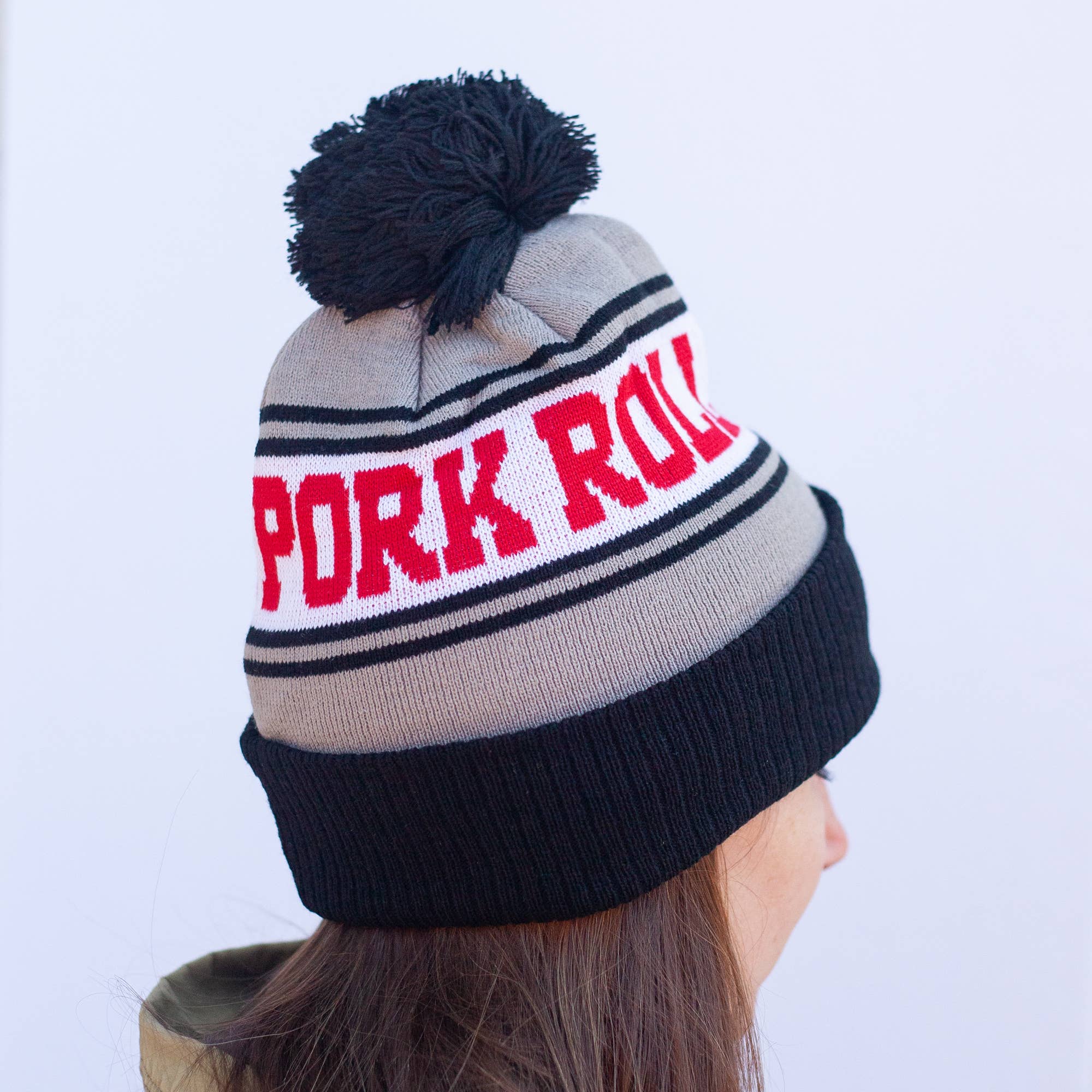 Pork Roll Pom Pom hat