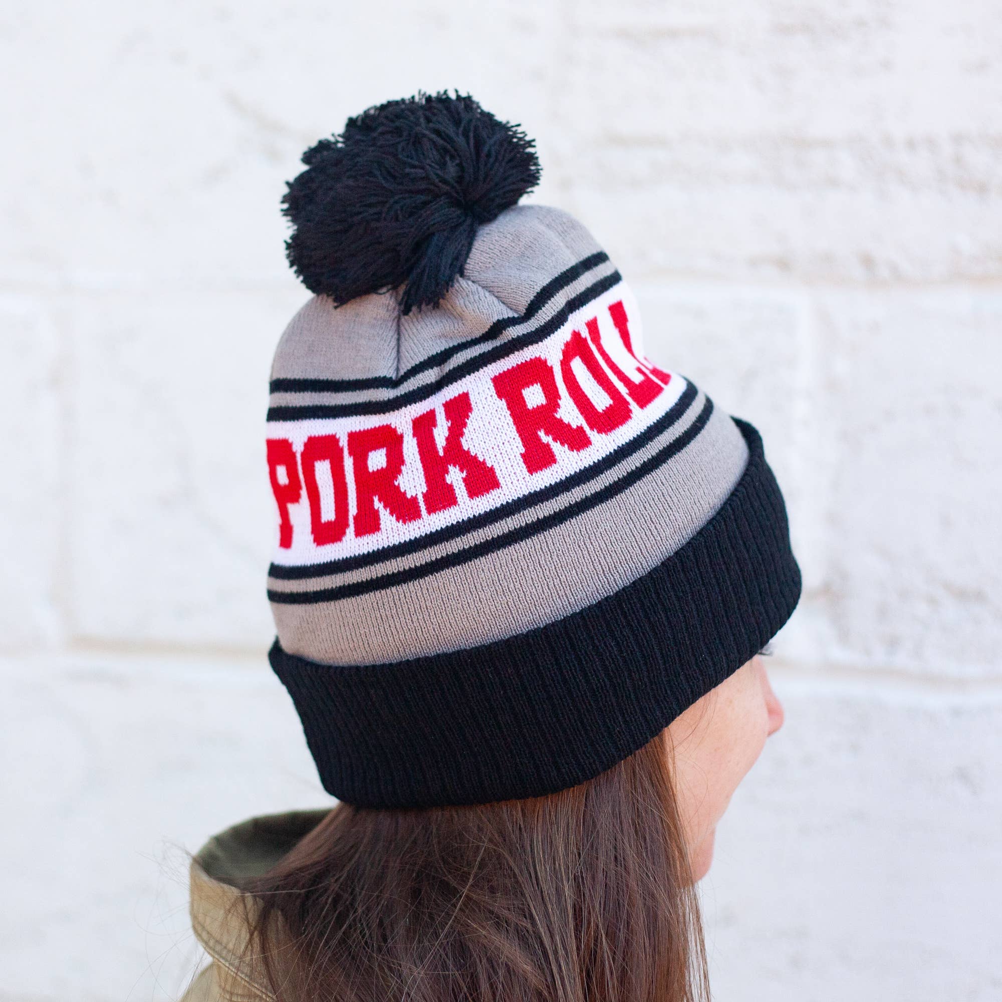 Pork Roll Pom Pom hat