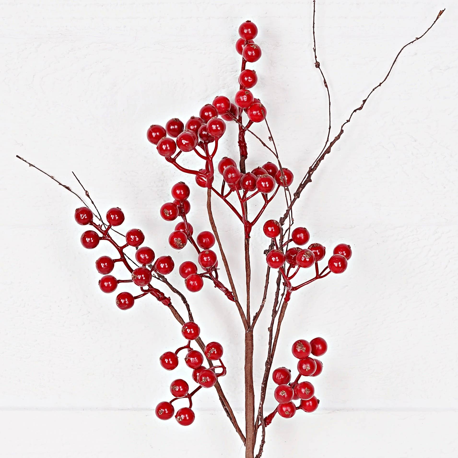 30815- 19in Pick-Red Ash Berries with wispy twigs