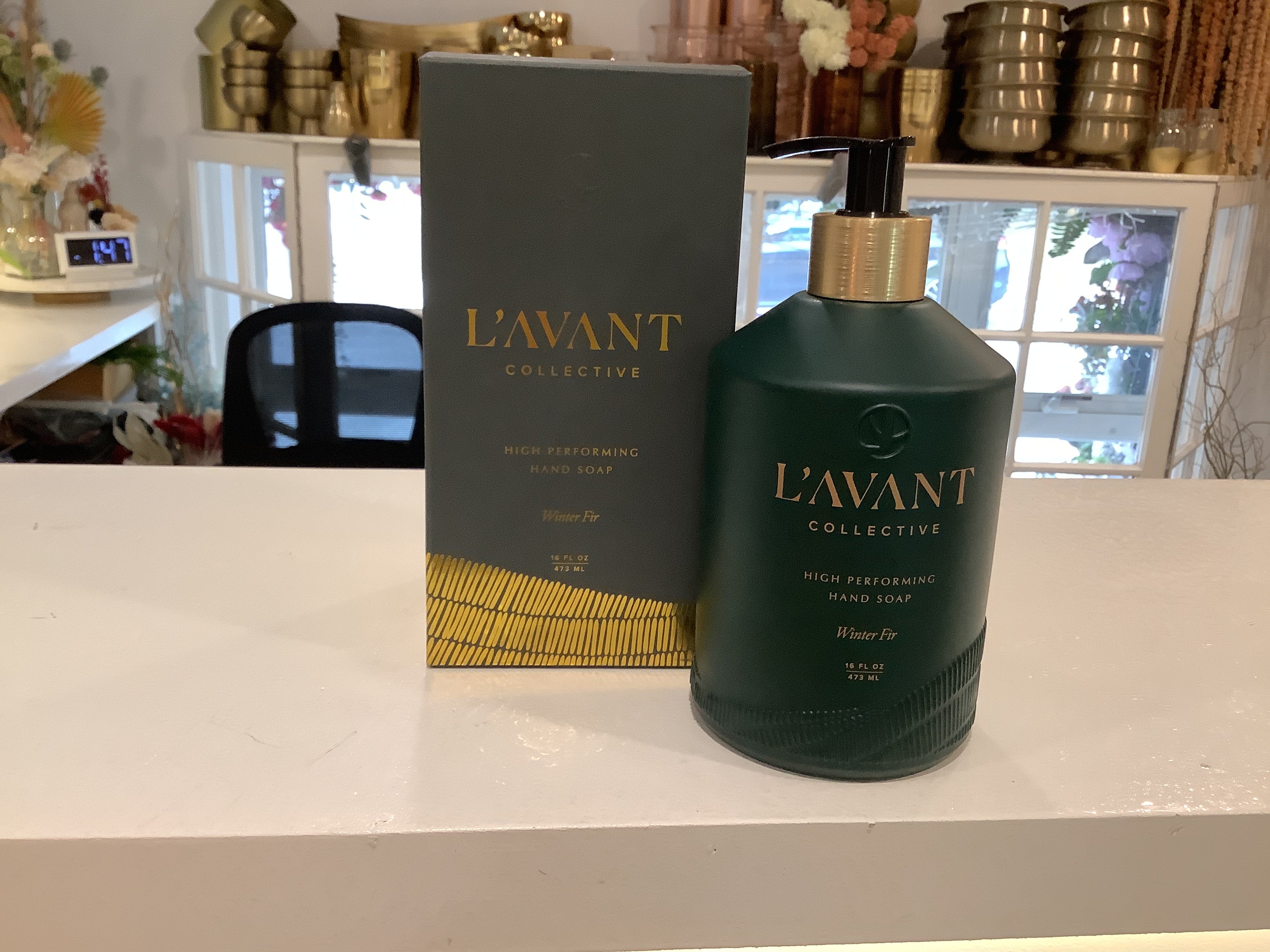 L’avant-hand soap winter fir