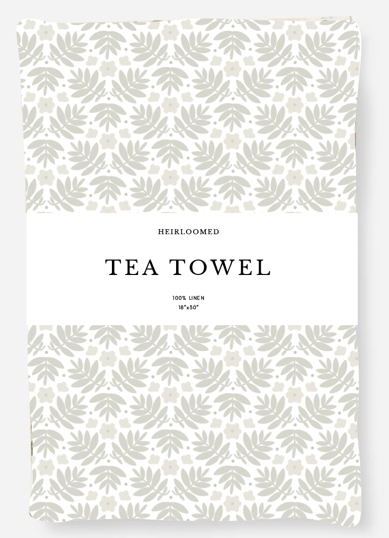 Tea Towel - Royal Palm in Neutral