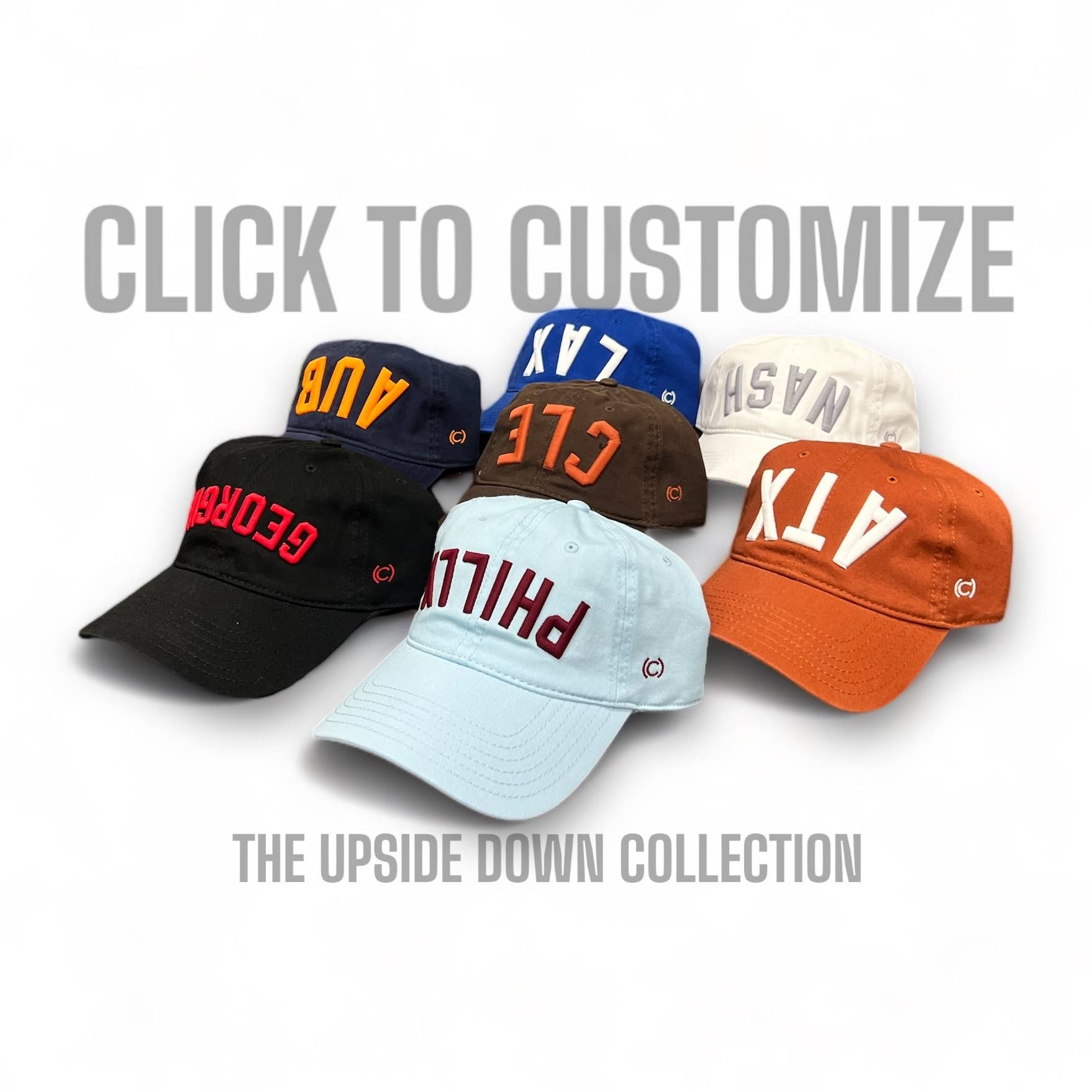 The Upside Down Dad Hat - Customizable