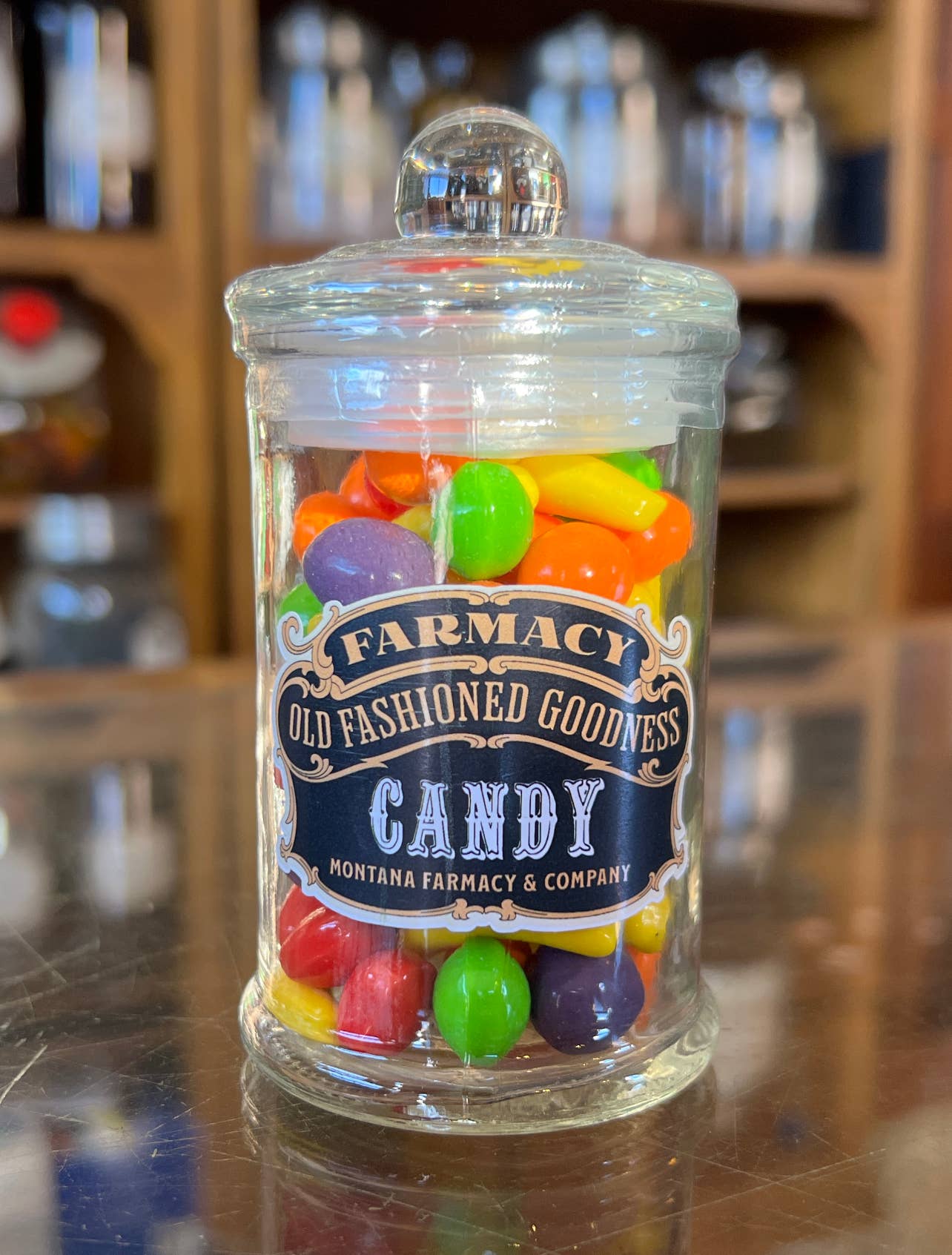 Old Fashioned Apothecary Jar/ runts nostalgic candy