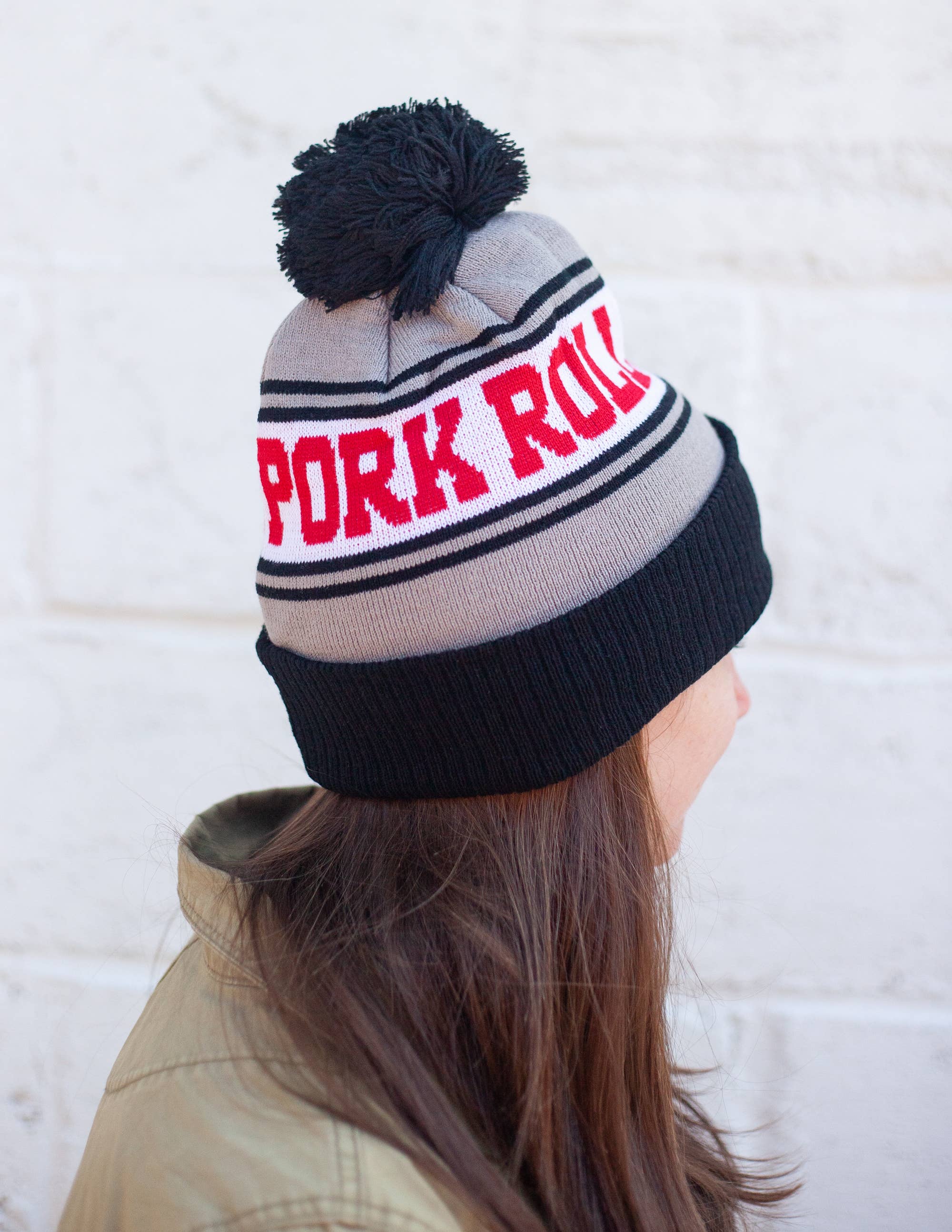 Pork Roll Pom Pom hat