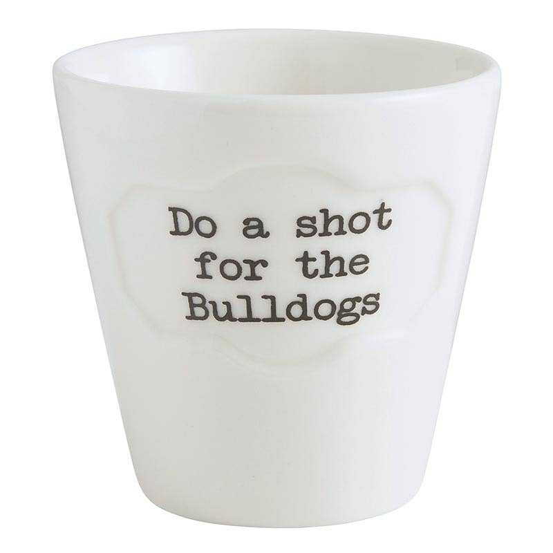 Bulldogs Shot Glass